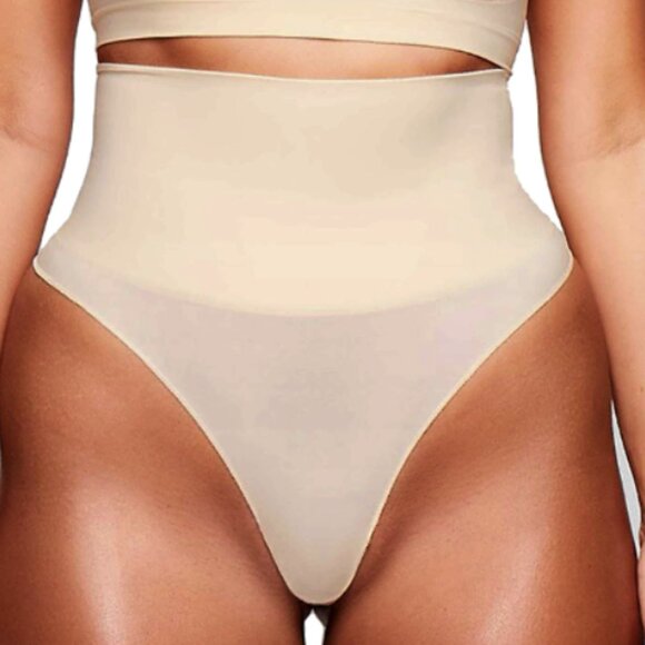 SKIMS Women's Shapewear Core Control Thong Clay Size L/XL NWT - Picture 2 of 9